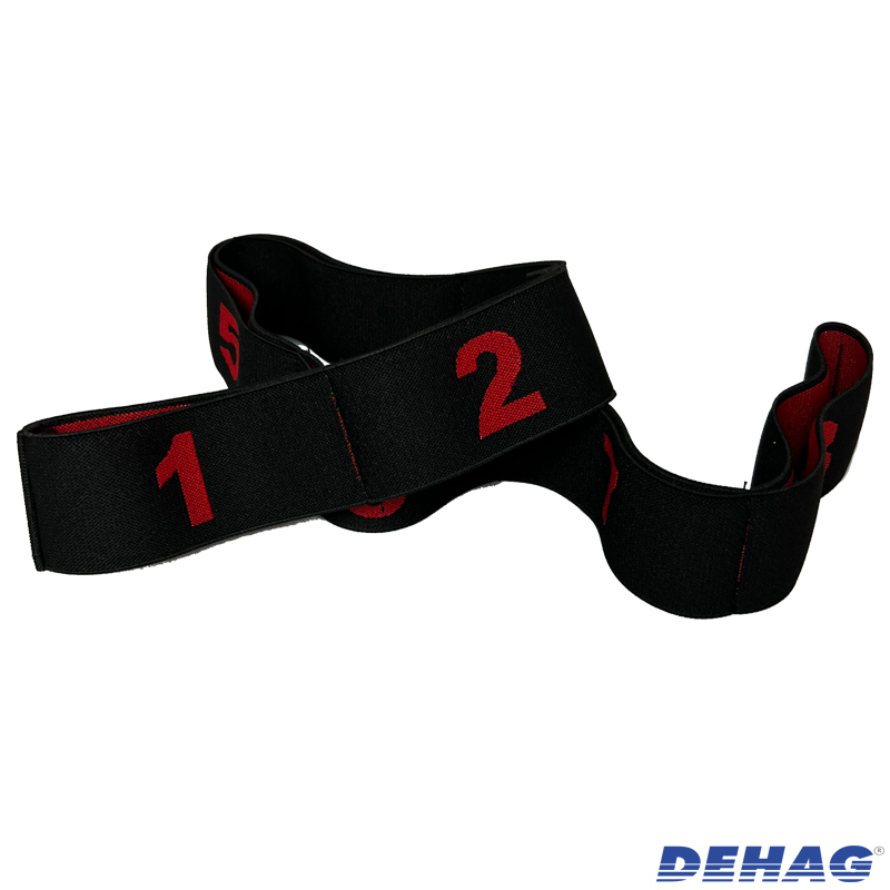 gummiband schwarz rot